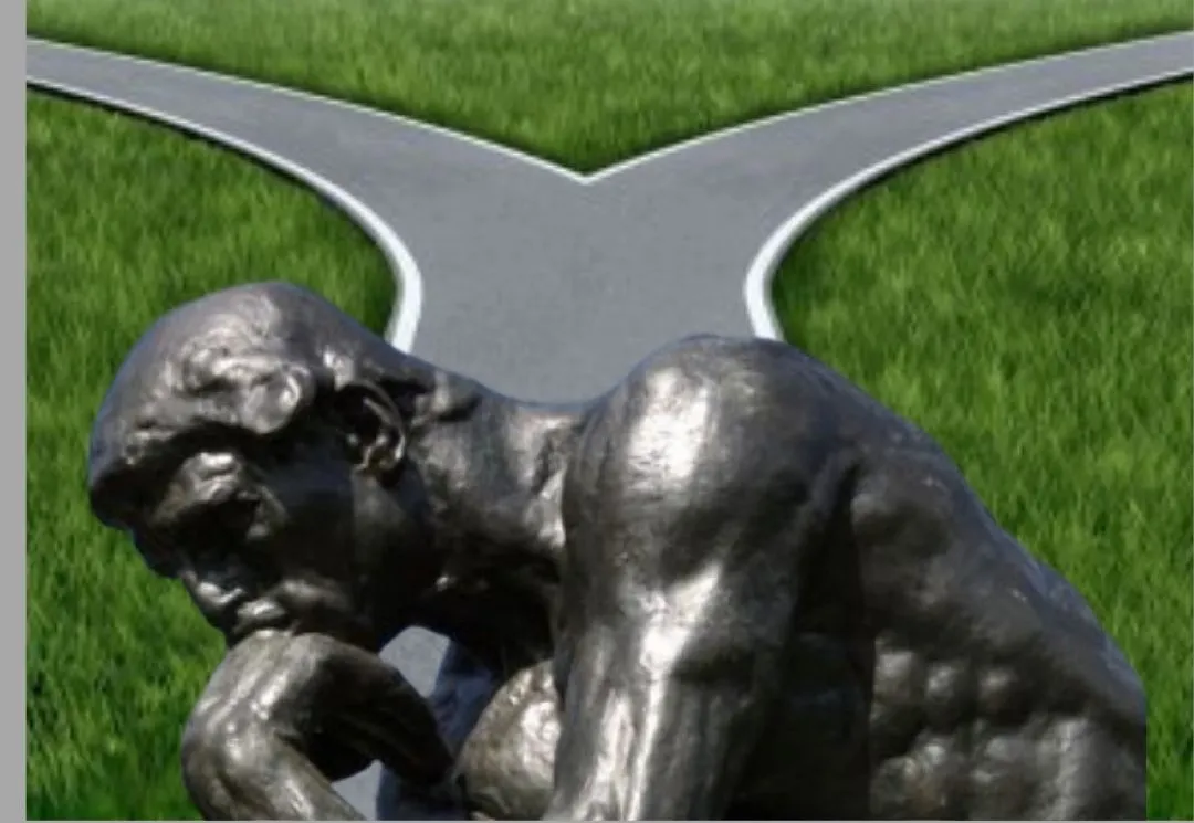 A escolha de valores ou modelos de conduta