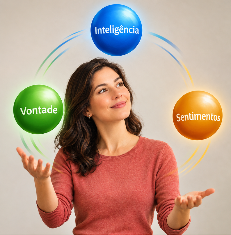 Como integrar sentimentos, inteligência e vontade?