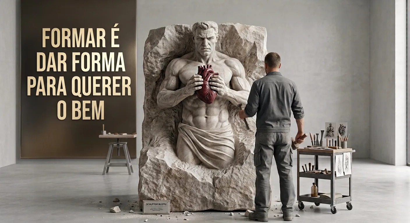 Formar é dar forma para querer o bem